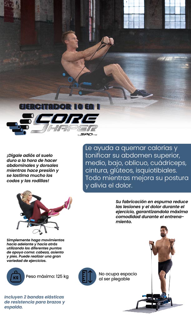 Core Shaper &ndash; M&aacute;quina de Ejercicios